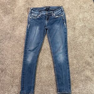 Silver Jeans Women's Dark Blue Skinny Jeans